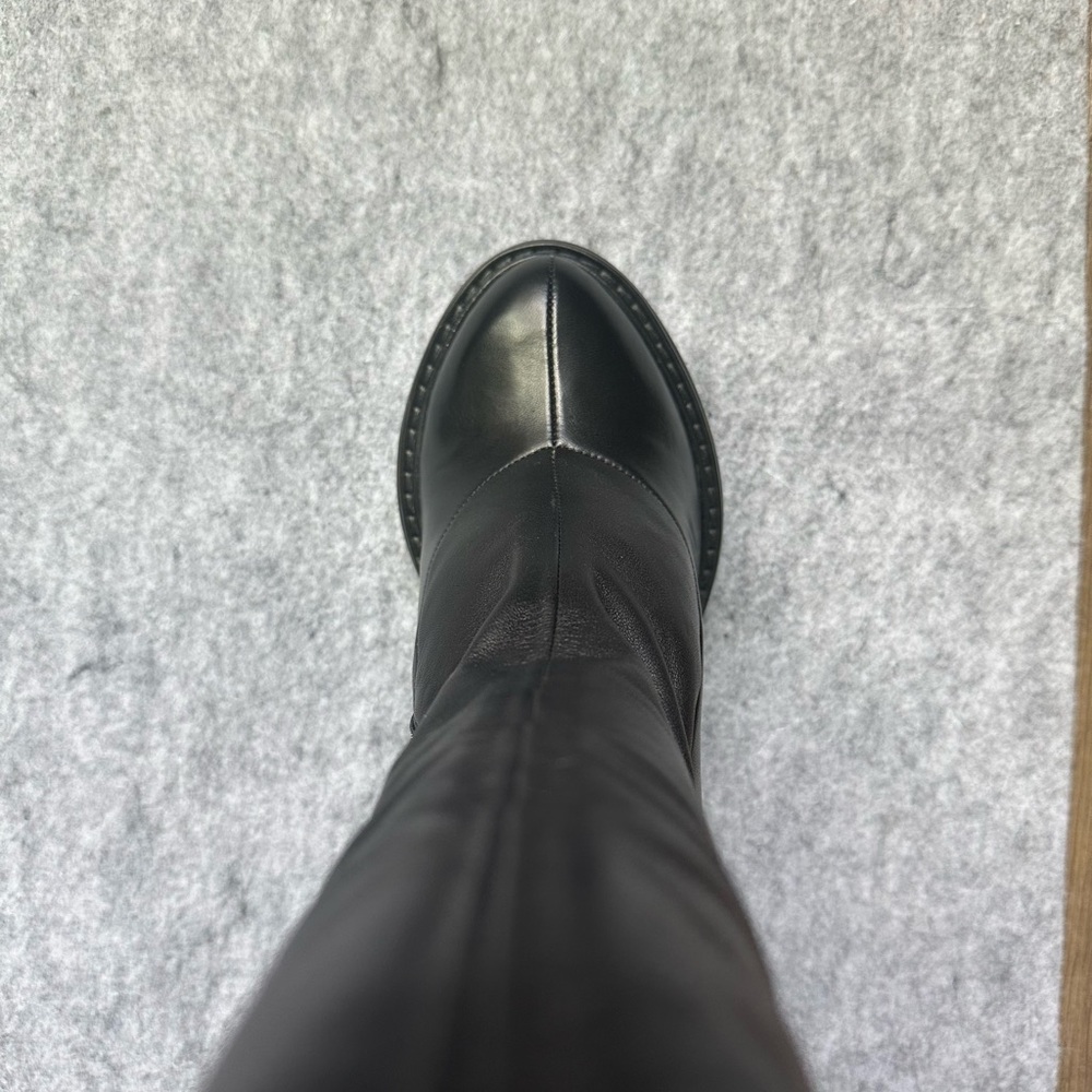 Givenchy “Look Book” Black Platform Leather Boots Size 39 - Picture 3 of 7